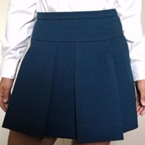 NWT J. Crew Crepe Box Pleat Skirt Size 0 MSRP $98